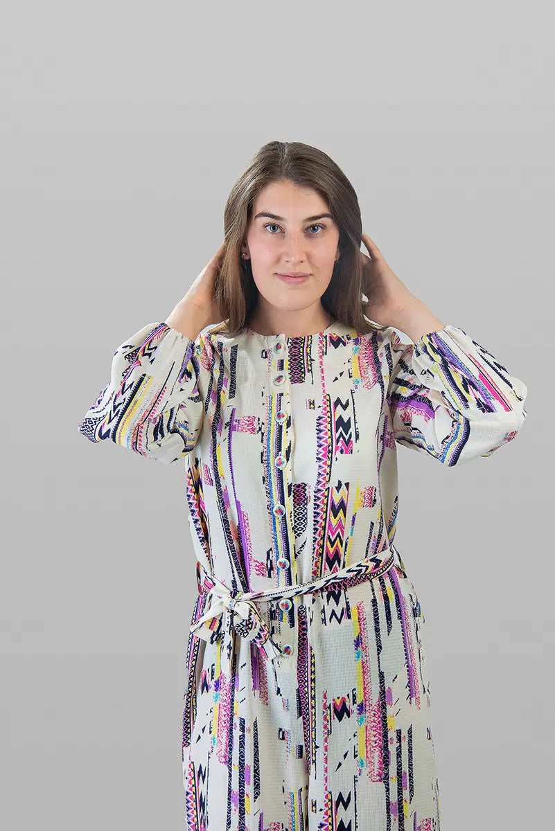 COMBINAISON IMPRIMÉE ÉLÉGANTE