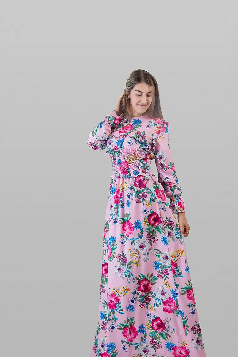 ROBE LONGUE ÉVASÉE