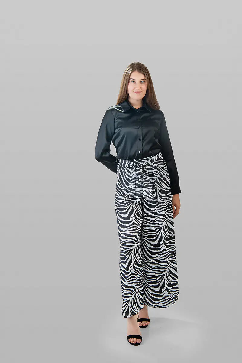 CHEMISE CINTRÉE EN SATIN